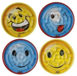 24 stuks smiley geduldspelletjes / uitdeelcadeautjes