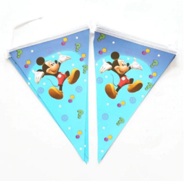 Mickey Mouse vlaggenlijn met 10 vlaggen