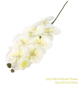 3 stuks kunstbloemen orchidee 67 cm