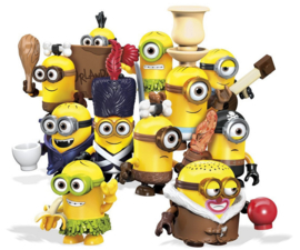 6 stuks Mega Blocks Minions verzamelfiguren in zakje