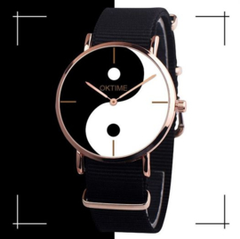 Horloge Ying Yang