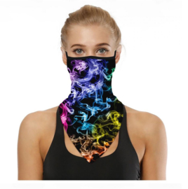 Sjaal - colsjaal - mondmasker - fietsmasker fashion multicolor