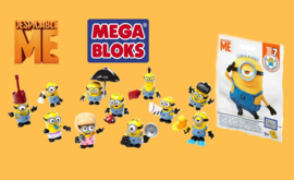 6 stuks Mega Blocks Minions verzamelfiguren in zakje