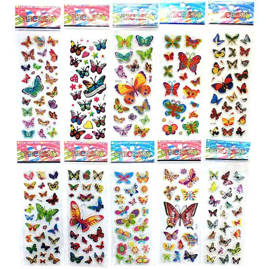 Ruim Rudyard Kipling Napier 10 velletjes stickers vlinders | Creatief | Welkom in onze webshop van  Pippa - voordelige en hippe artikelen