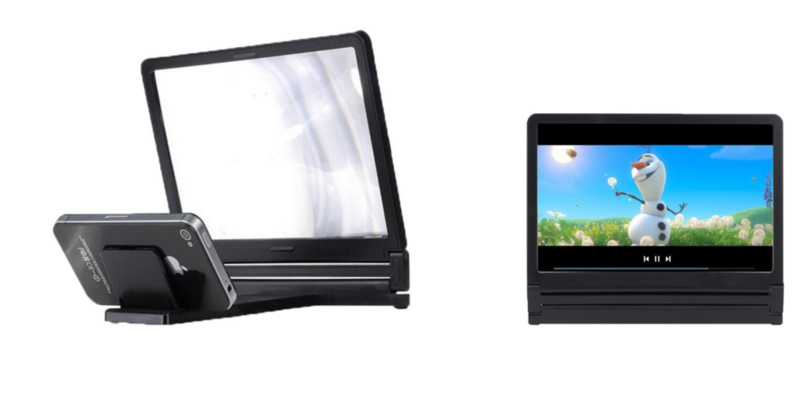 Opvouwbaar Vergrootglas standaard zwart voor gsm mobiel / smartphone | Gadgets | Welkom in onze webshop van Pippa - voordelige en hippe artikelen