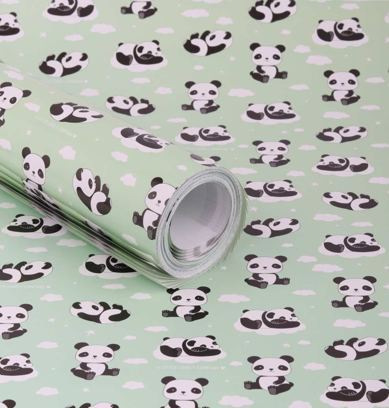 30 grote vellen cadeaupapier - inpakpapier panda print 420 x 595 mm | Verpakkingsmateriaal | in onze webshop van Pippa - voordelige en hippe artikelen