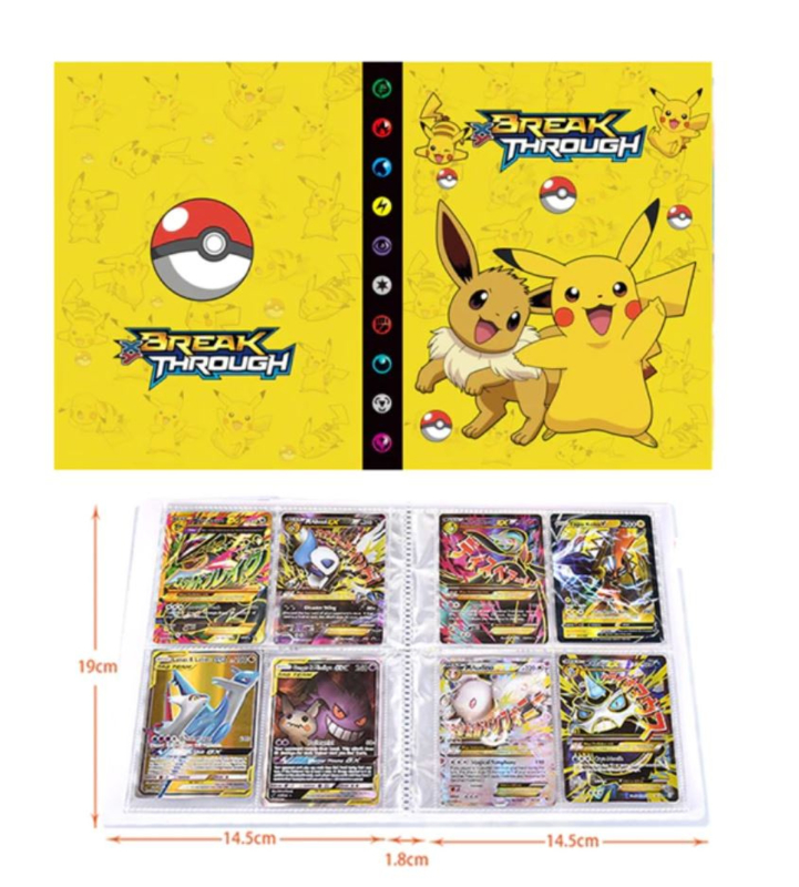 Pokemon Verzamelmap - Pokemon kaarten - Pokemon map - - Pokemon verzamelmap 120 insteekhoesjes | Diversen | Welkom in onze webshop van Pippa - voordelige en hippe artikelen