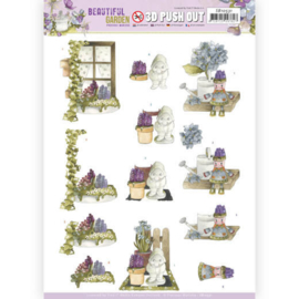 SB10531 Stansvel 3D vel A4 - Beautiful Garden - Marieke Design