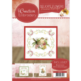 CB10014 Creative Embrodery  - Delicate Flowers - Marieke Design