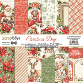 ScrapBoys - Christmas Day - Paperpad 20.3 x 20.3 cm