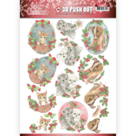 SB10387 Uitdrukvel A4 - Lovely Christmas - Jeanine's Art