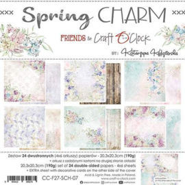 Craft O' Clock - Spring Charm - Paperpad 20.3 x 20.3 cm