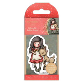 GOR907344 Mini rubber stempel  - Gorjuss