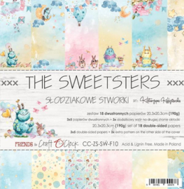 Paperpad 30.5x30.5cm - The Sweetsters - Craft o Clock - PAKKETPOST!
