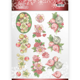 CD11376 3D Knipvel A4 - Lovely Christmas - Jeanine's Art