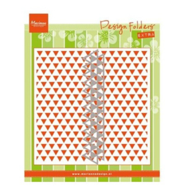 DF3428 Marianne Design Embossing folder Triangles