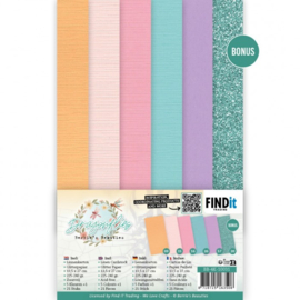BB-4K-10031 Linen Cardstock Pack - Berries Beauties - Dragonflies - 4K