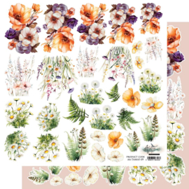 Double-sided paper 30,5x30,5 cm Tales of Moss and Fern – Flowers  - PAKKETPOST!!!