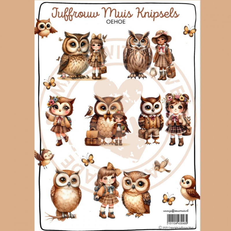 Juffrouw Muis Knipsel - Oehoe