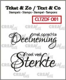 CLTZDFO01 Clearstempel - Deelneming - Crealies