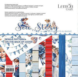 LEM-SEASTO-03 Lemon Craft - Sea Story - Elements & Basic Pad 20.3x20.3cm