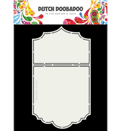 470.713.700 Ticket Stencil A5 - Dutch Doobadoo