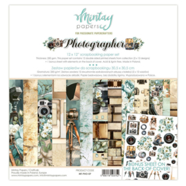 Mintay - Photographer - 12x12 Inch Paper Set - PAKKETPOST!!