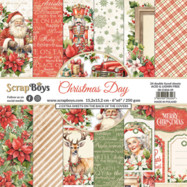 ScrapBoys - Christmas Day - Paperpad 15.2 x 15.2 cm