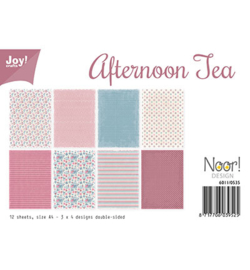 6011-0535 Papierset A4 - Afternoon Tea - Joy Crafts