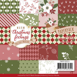 PMPP10024 Paperpad Warm Christmas Feelings - Marieke Design
