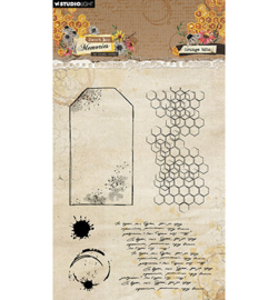 HE-SB-STAMP793 - Grunge Bits Sweet Bee Memories nr.793