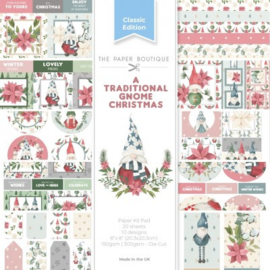 PB2120 The Paper Boutique A Traditional Gnome Christmas 8x8 Paper Kit Pad
