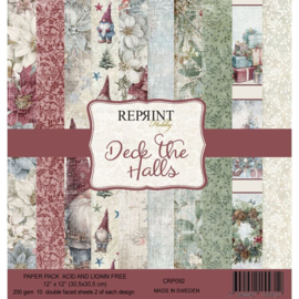 Reprint Deck the Halls 12x12 Inch Paper Pack (CRP092) - PAKKETPOST!!
