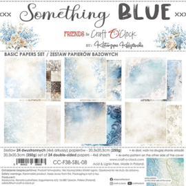 CC-F38-SBL-08 Craft O Clock Basic Paper Pack 20x20 cm Something Blue