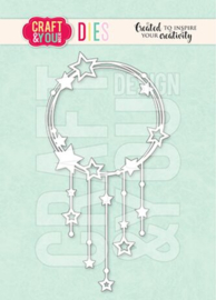 CW373 Craft & You Design - Dies - Starry Wreath