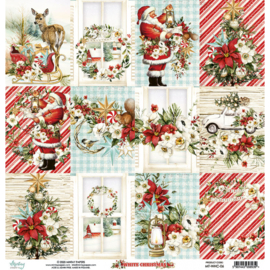 Mintay Papers - White Christmas - 12x12 Inch Elements Paper 2 - PAKKETPOST!