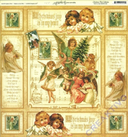 4500142 Scrappapier dubbelzijdig - Christmas Past Collection - Graphic45 - PAKKETPOST!