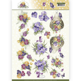 CD11313 3D vel A4 - Blooming Summer - Marieke Design
