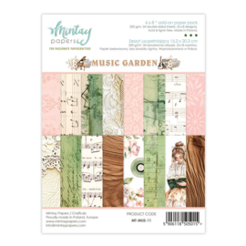 Mintay - Music Garden - 6x8 Inch Add-On Paper Pad