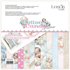 LEM-COTCAN-02 Lemon Craft - Cotton Candy - Paperpad 20.3x20.3 cm