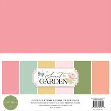 Secret Garden 12x12 Inch Coordinating Solids Paper Pad (CBGD421015) - PAKKETPOST!!!