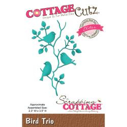 CCE411 Bird Trio  - Snij- en embosmal - Cottage Cutz