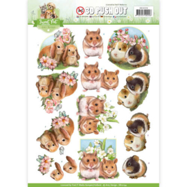 SB10194 Uitdrukvel A4 - Sweet Pets - Amy Design