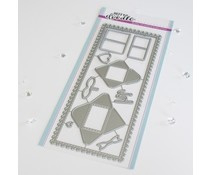 HFD0340 Slimline Mini mail Dies - Heffy Doodle