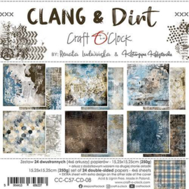 Craft O' Clock - Clang and Dirt - Paperpad 15.2x15.2 cm