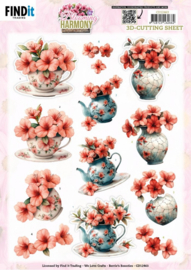 CD12463 3D Cutting Sheet - Berries Beauties - Blooming Harmony - Elegance