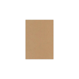 45 Kraft Cappuccino - Linnen Karton A5 - 10 stuks - 240 gram  - Card Deco