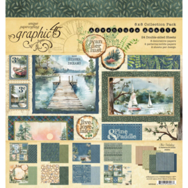 4503248 Graphic 45 - Adventure Awaits - 8x8 Inch Collection Pack