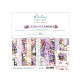 Paperpad 15x15 cm Lilac Garden - Mintay - PAKKETPOST!
