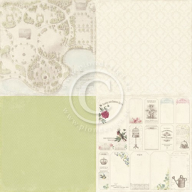 PD3706 Scrappapier - Vintage Garden - Pion